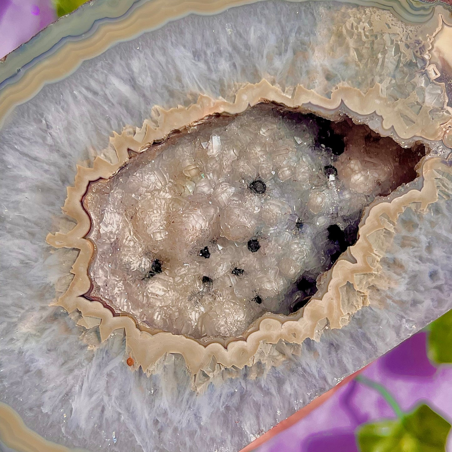 druzy agate freeform