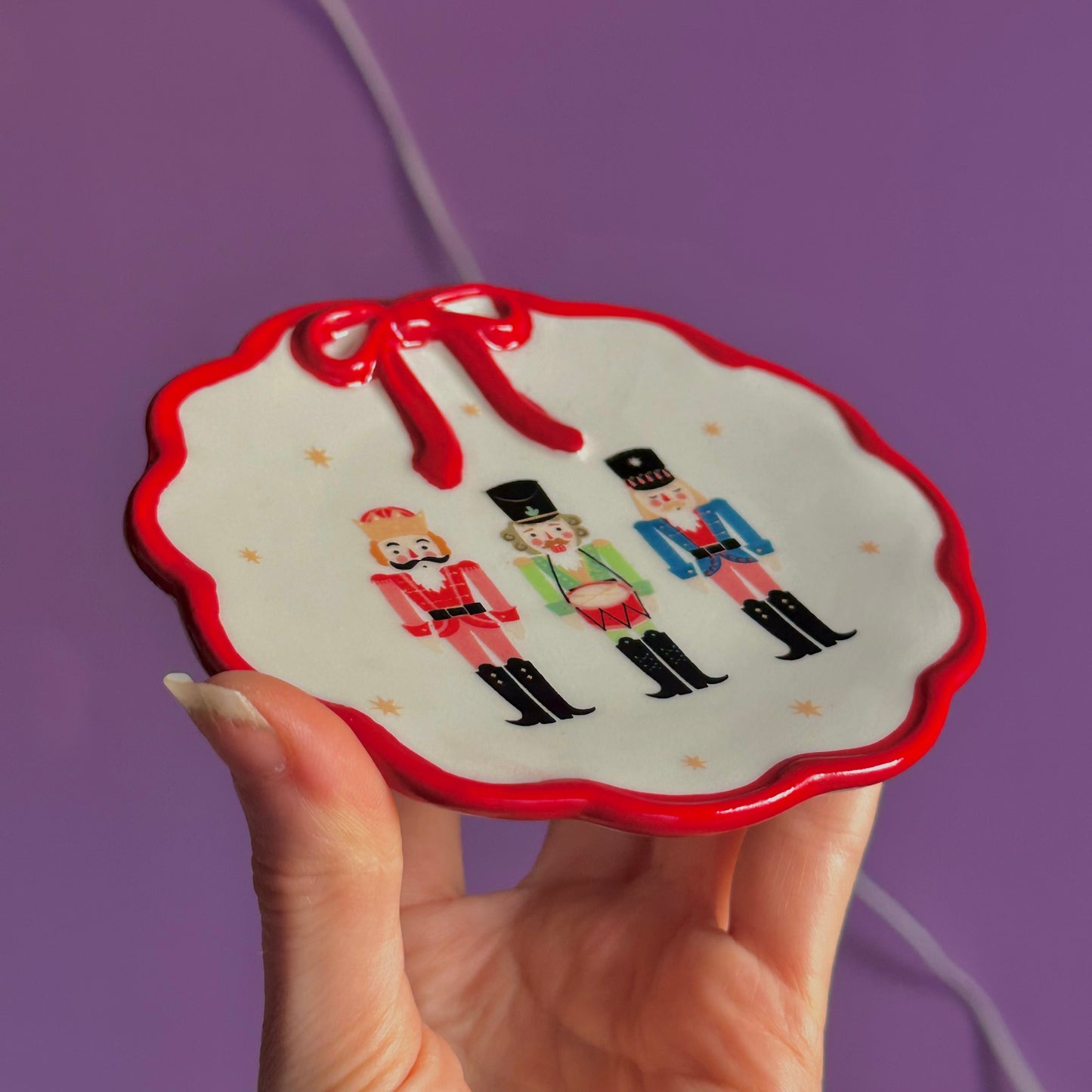 nutcracker trinket dish