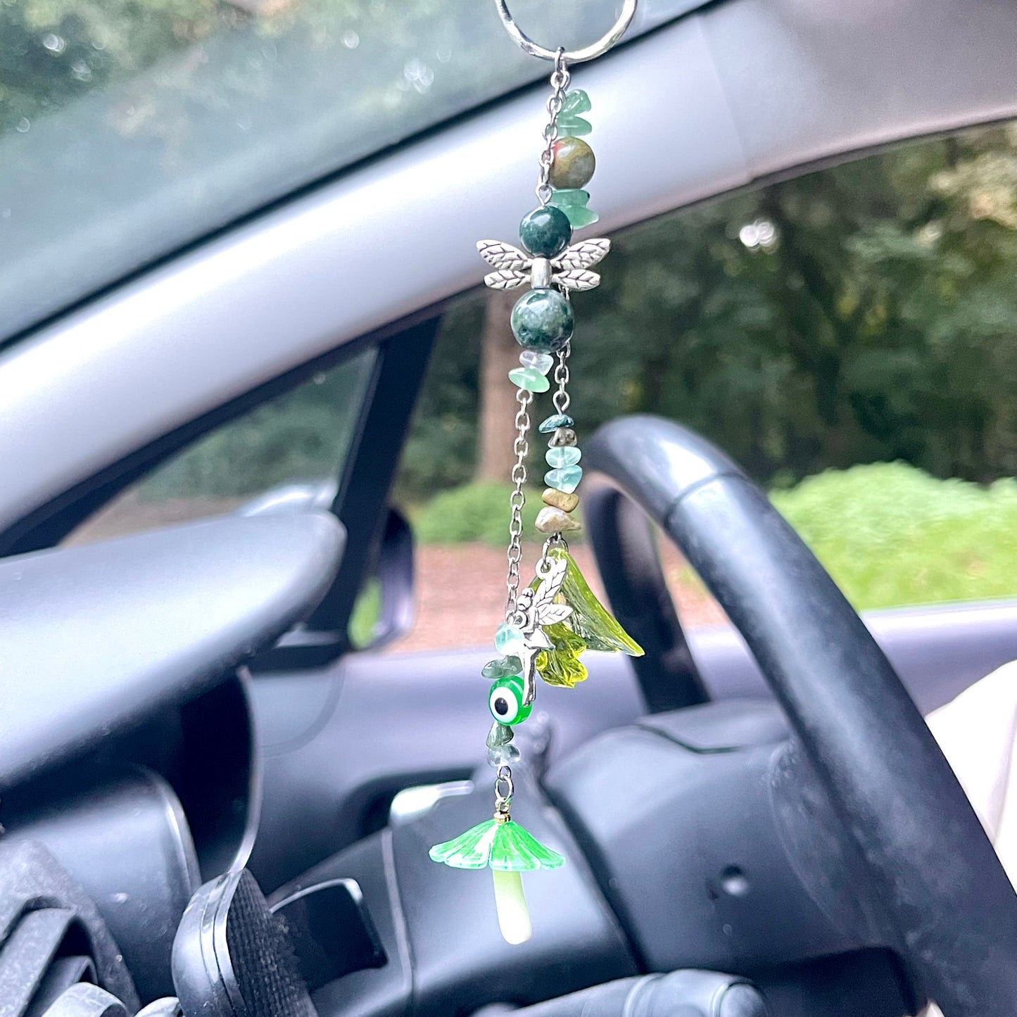 fairy forest car charm