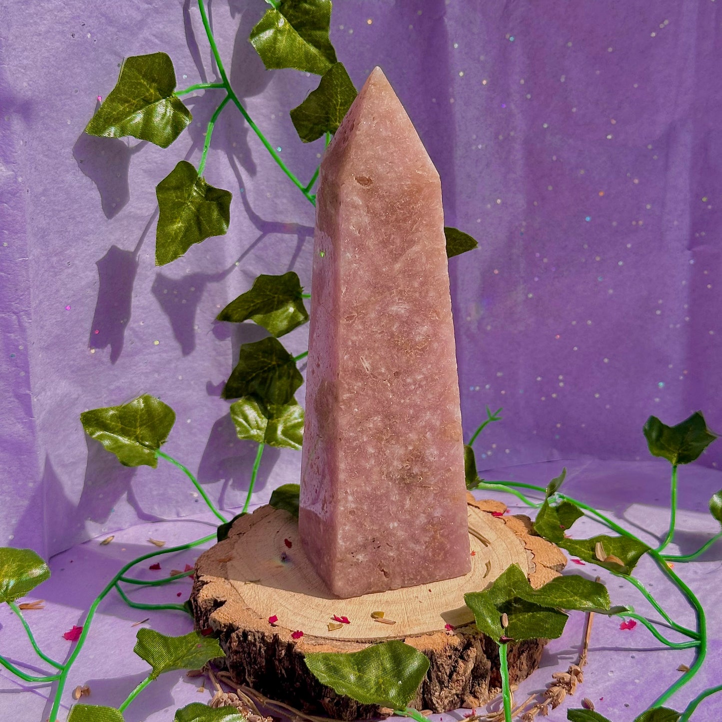pink amethyst tower