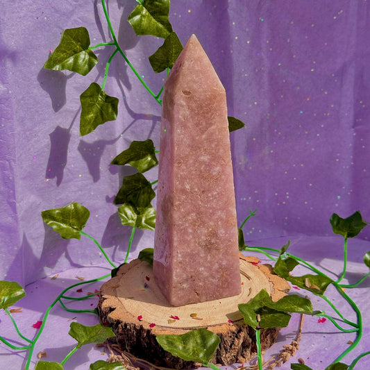 pink amethyst tower