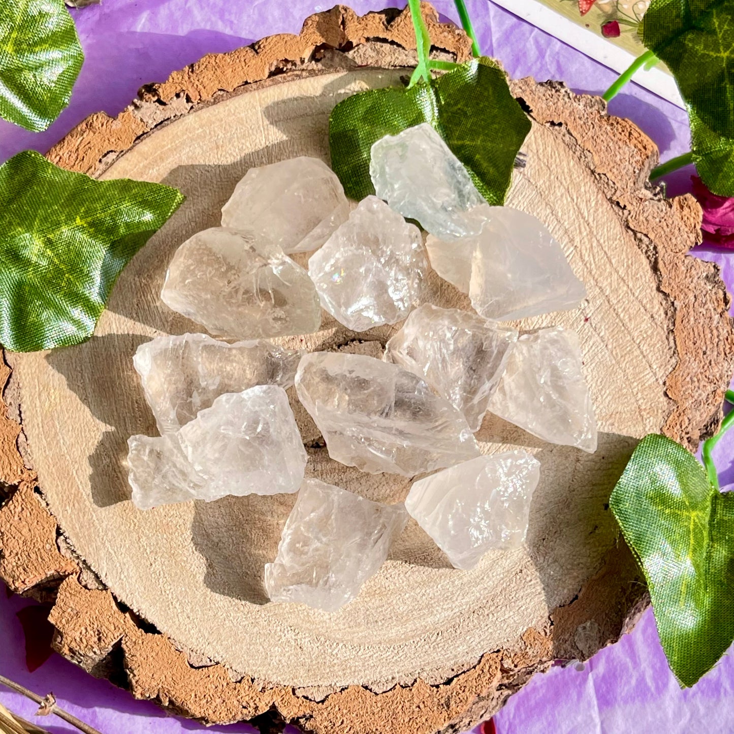 raw/rough mini clear quartz