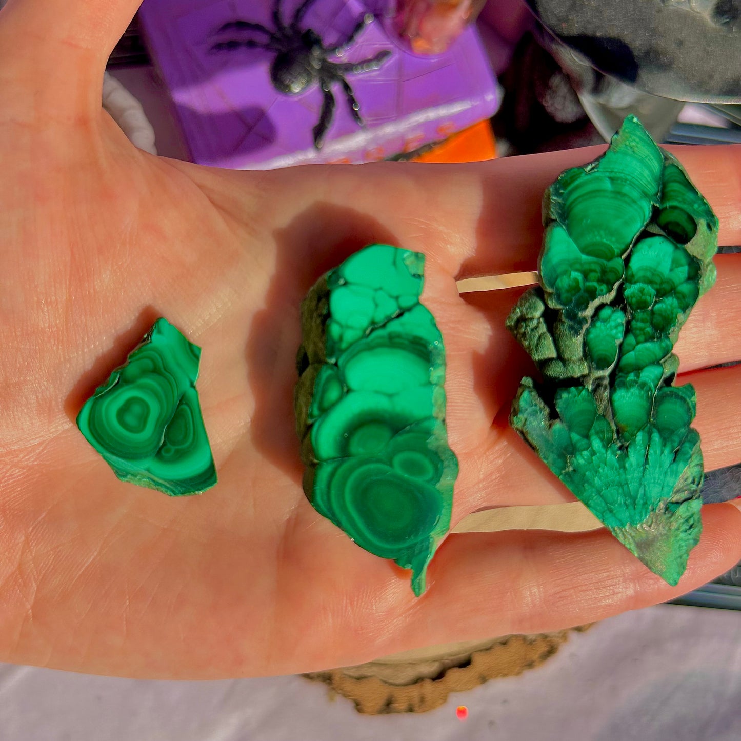 dalles de malachite ~ choisissez la vôtre