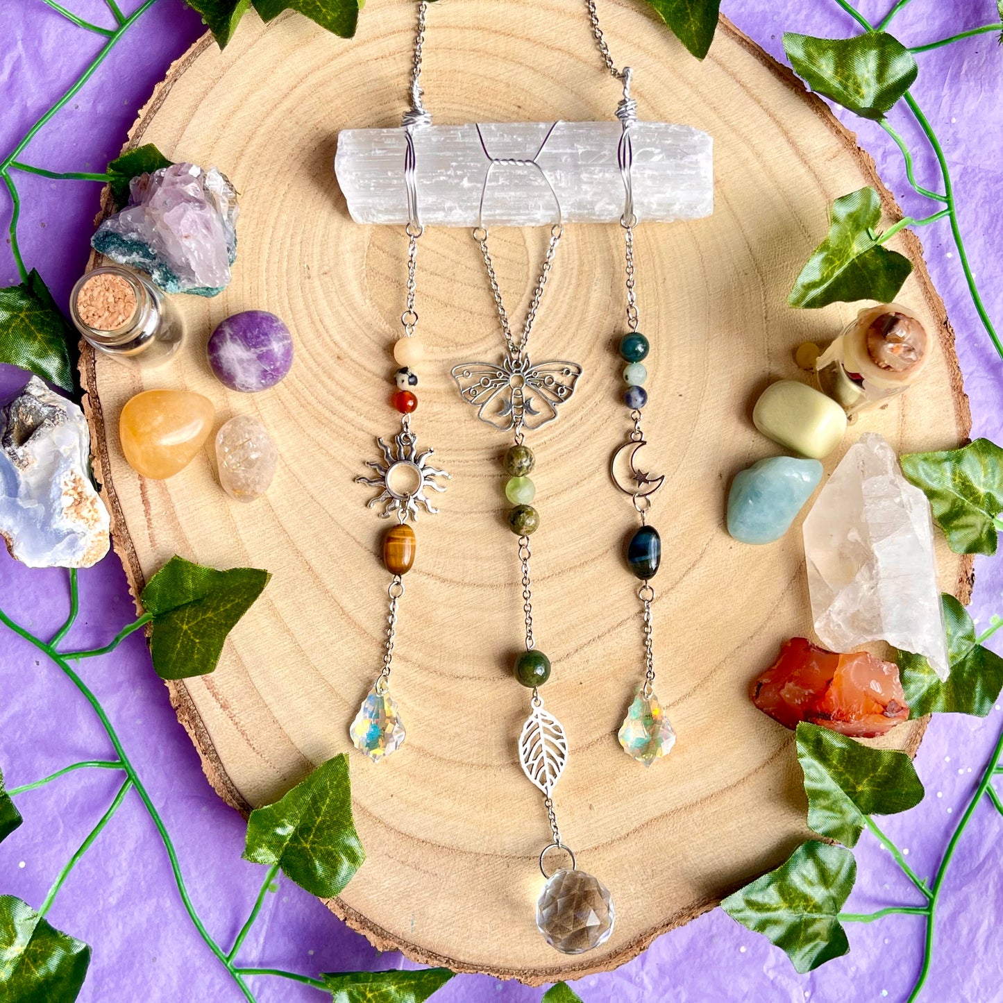 day and night sun catcher - crystals in description