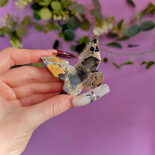 maligano jasper butterfly carving ~ choose your own