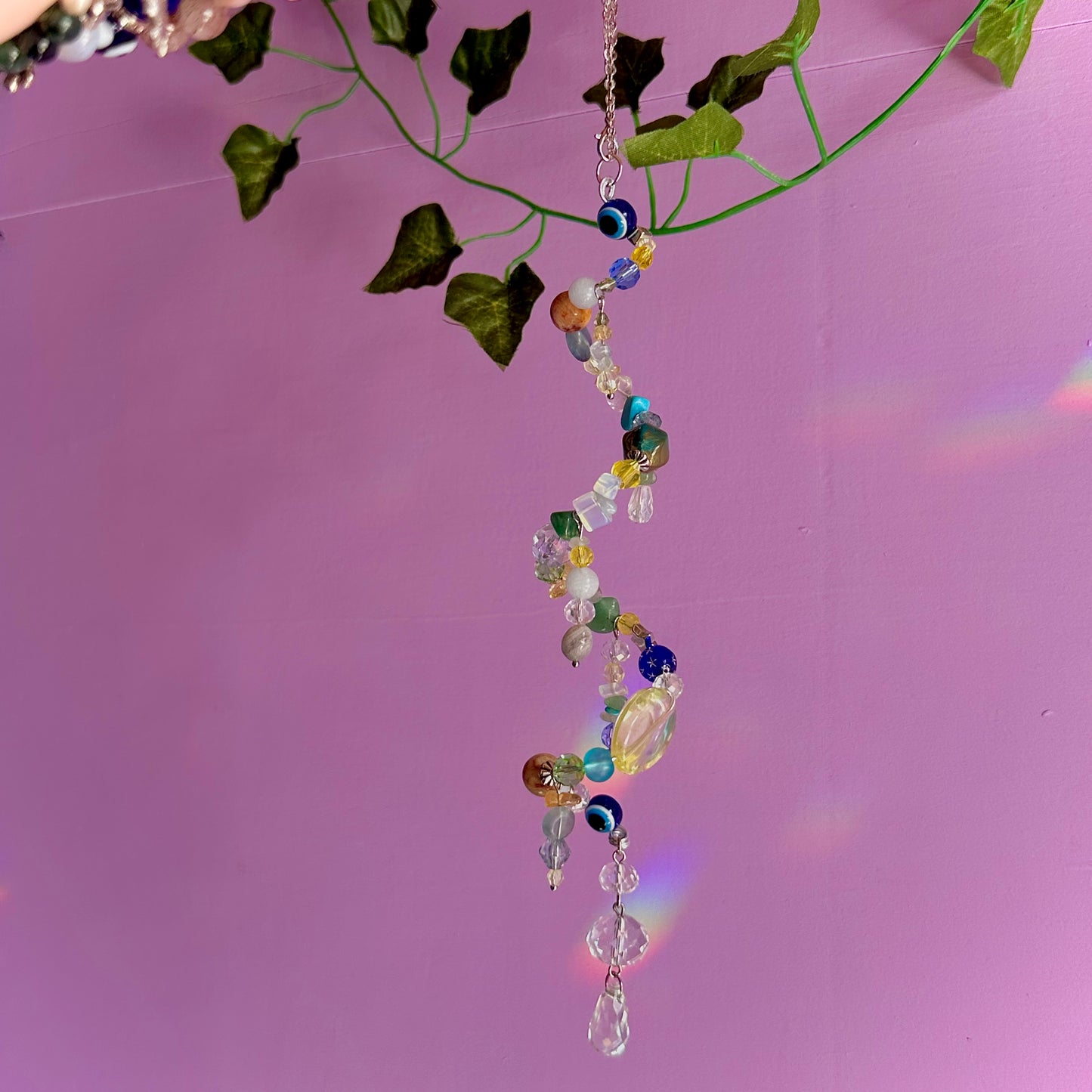 celestial spiral suncatcher