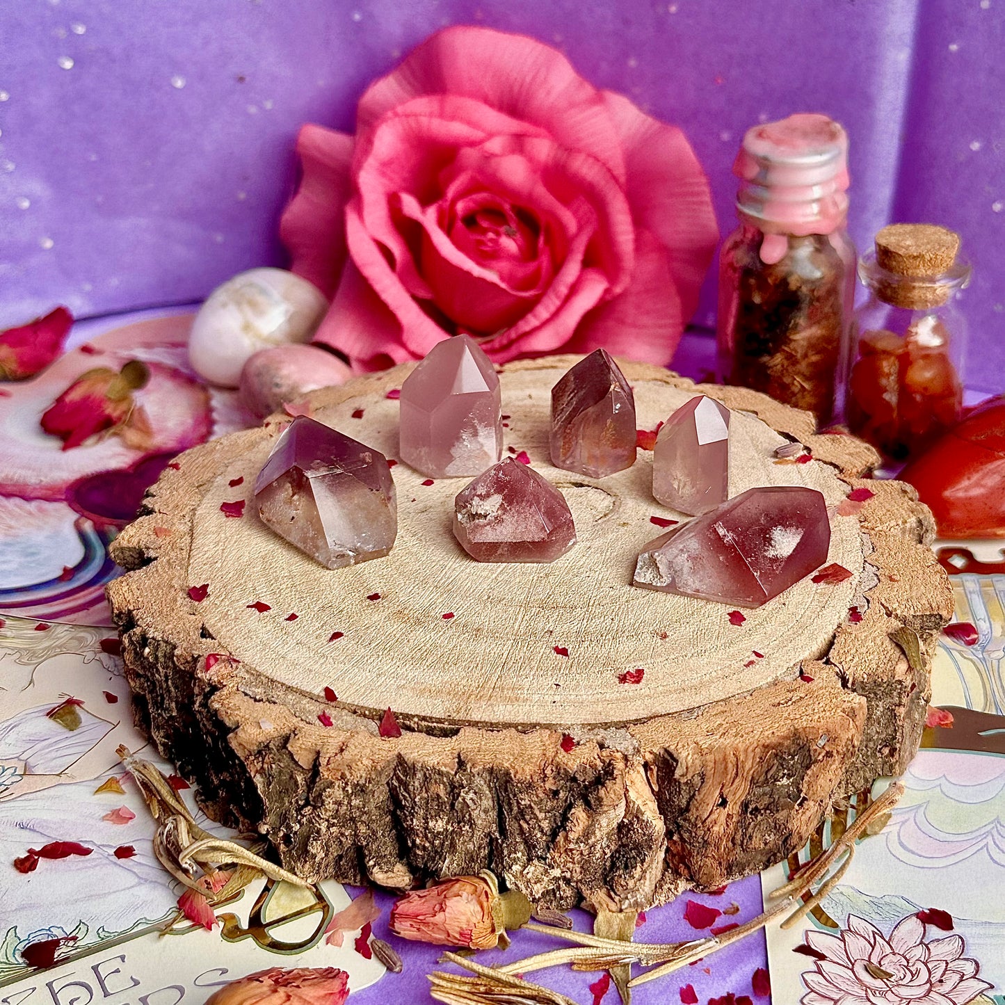 pink lithium quartz ~ choose your own