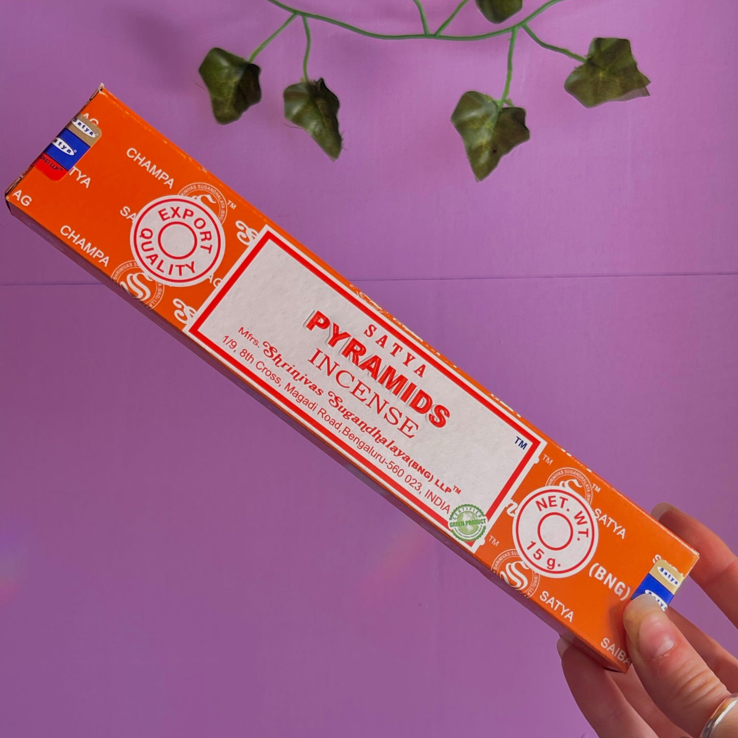 satya pyramids incense