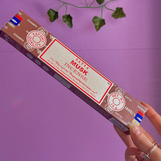 satya musk incense