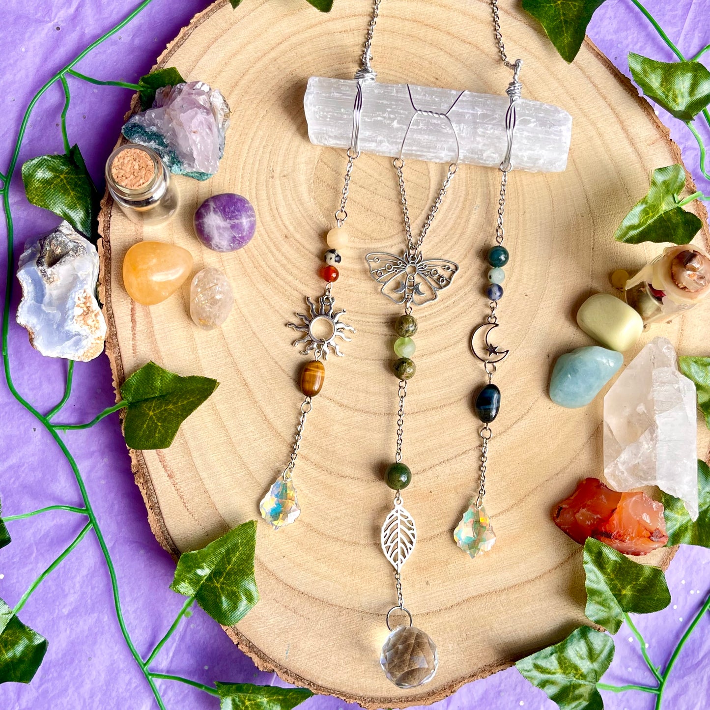day and night sun catcher - crystals in description