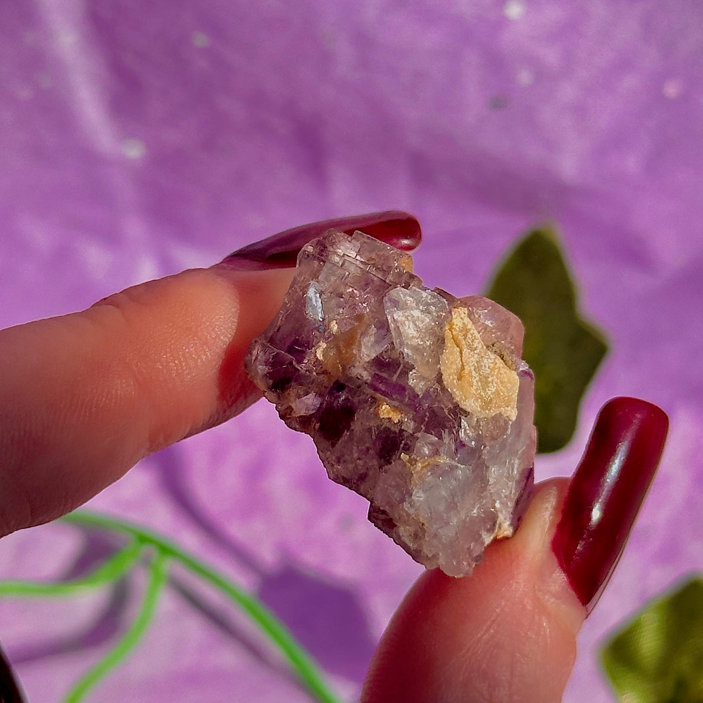 stalactitic UV cubic fluorite cluster specimen ~ choose your own