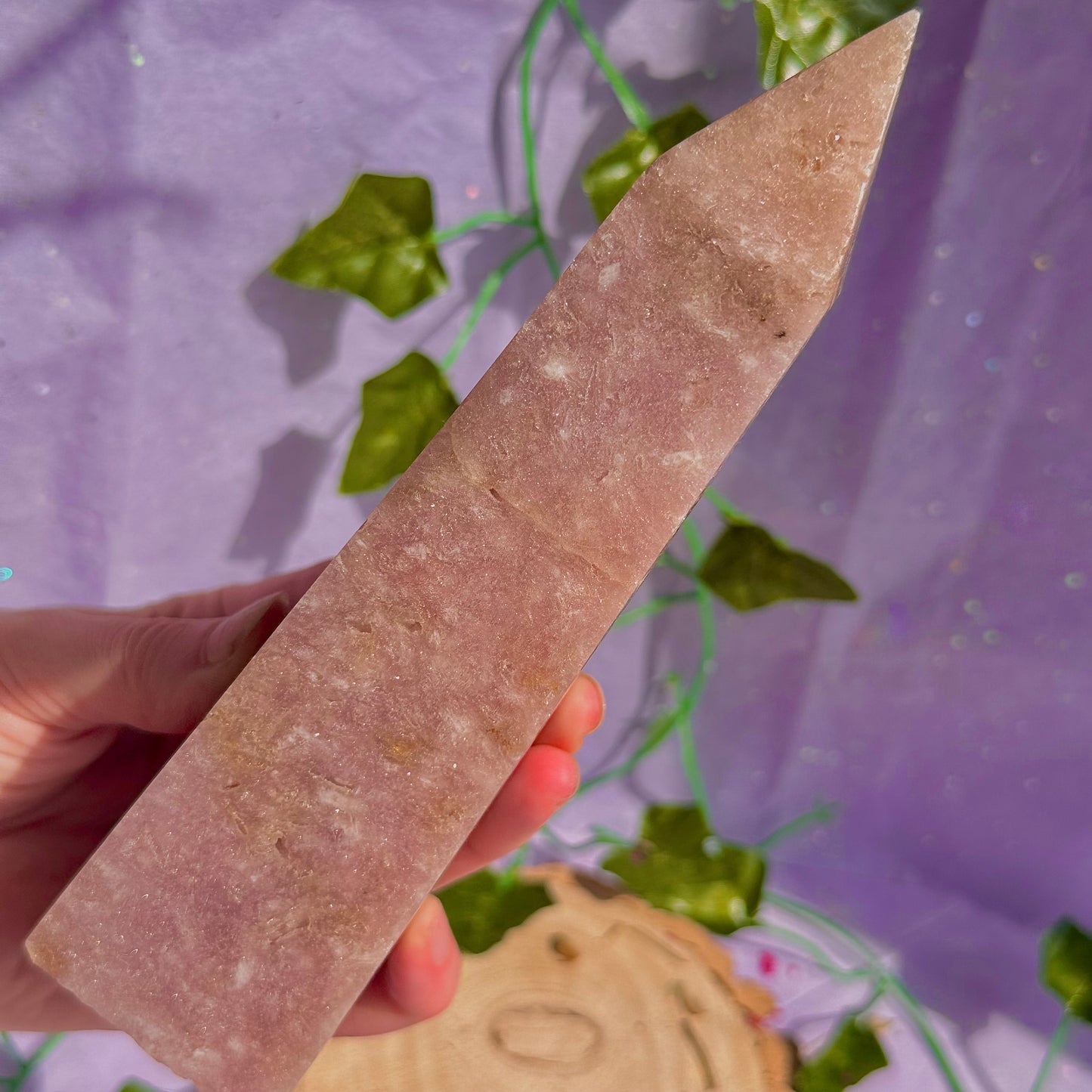 pink amethyst tower