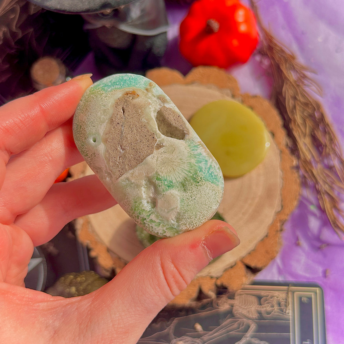 green palm stones ~ choose your own