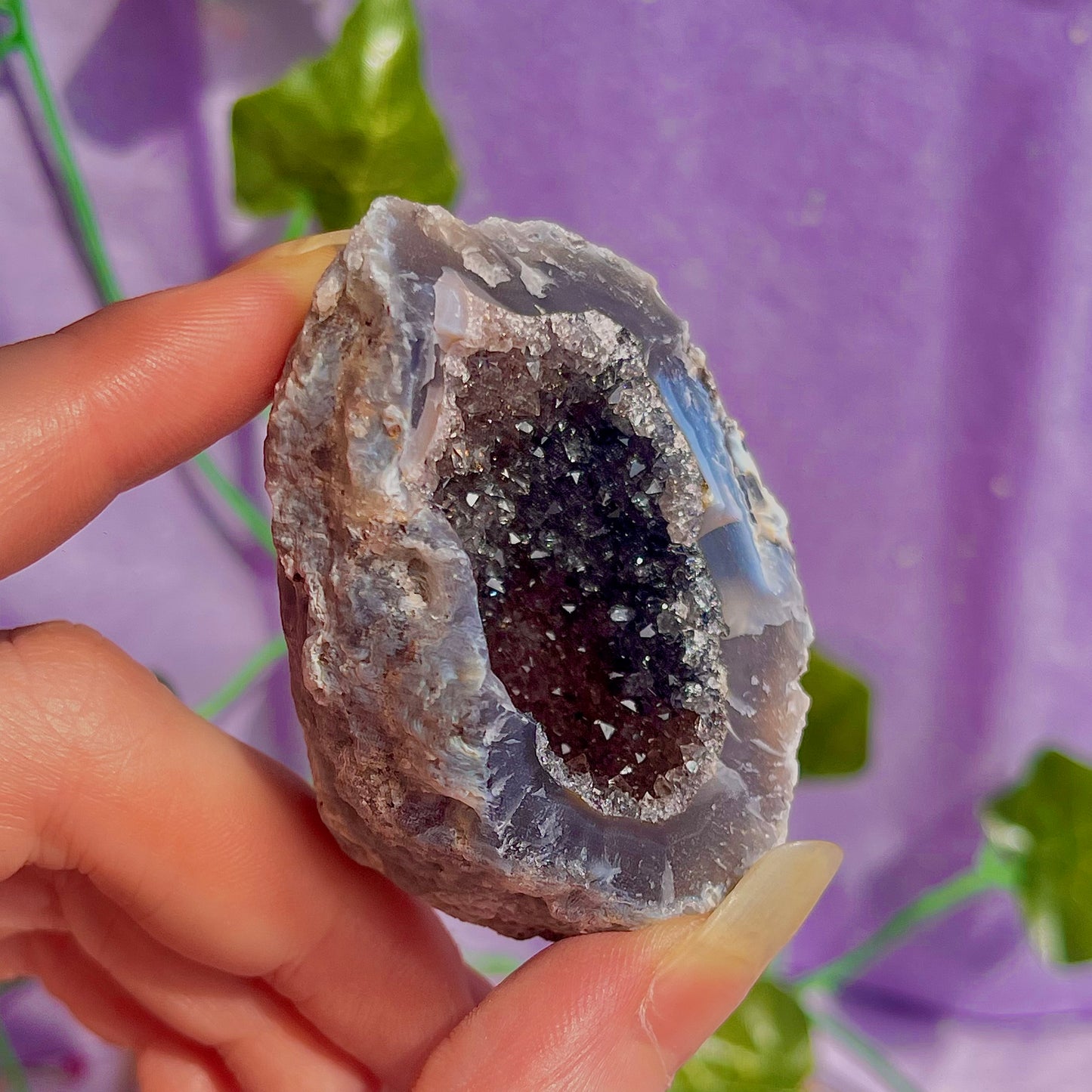 druzy agate geodes E1-3