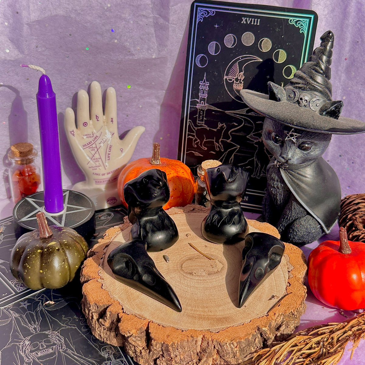 obsidian raven carvings ~ choose your own
