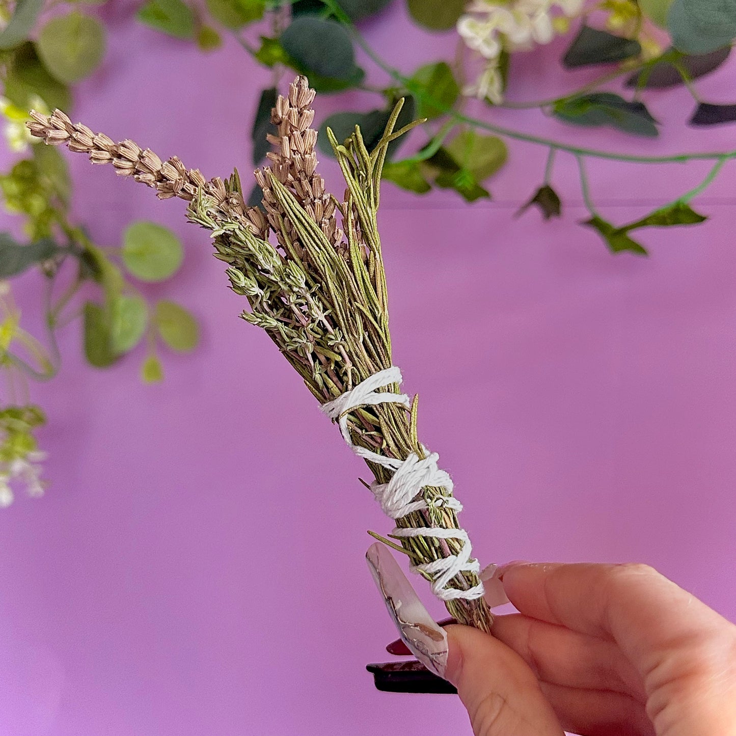 handmade herbal cleansing wands