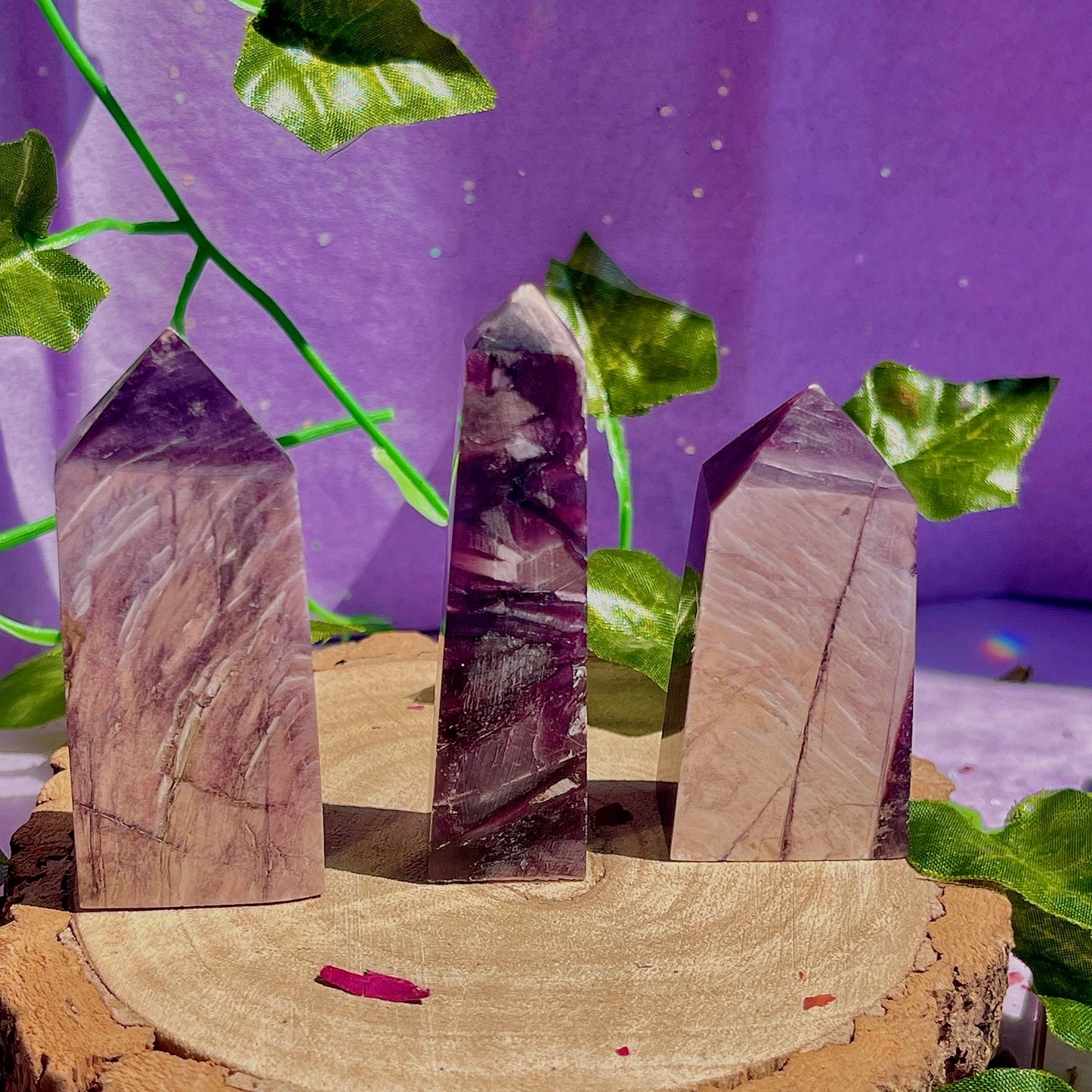 lepidolite towers ~ intuitively chosen