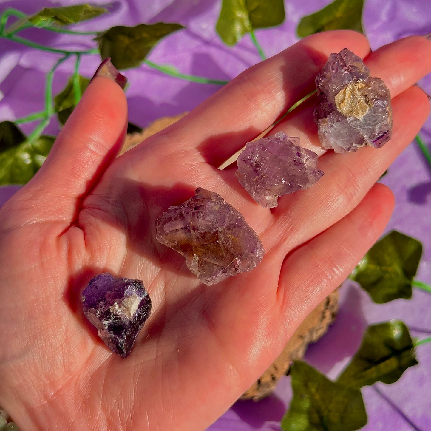 stalactitic UV cubic fluorite cluster specimen ~ choose your own