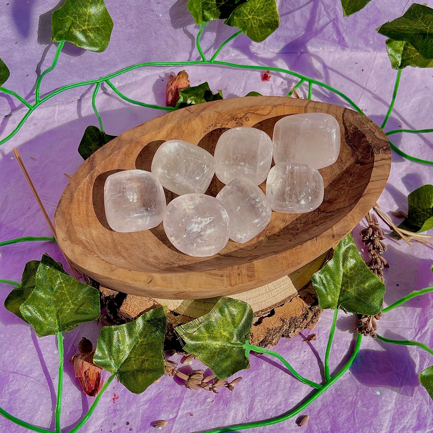 optical calcite tumbles