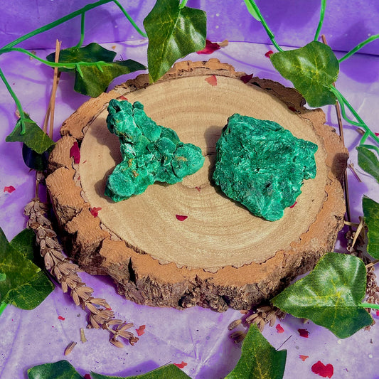 fibrous malachite specimen 1-2inch