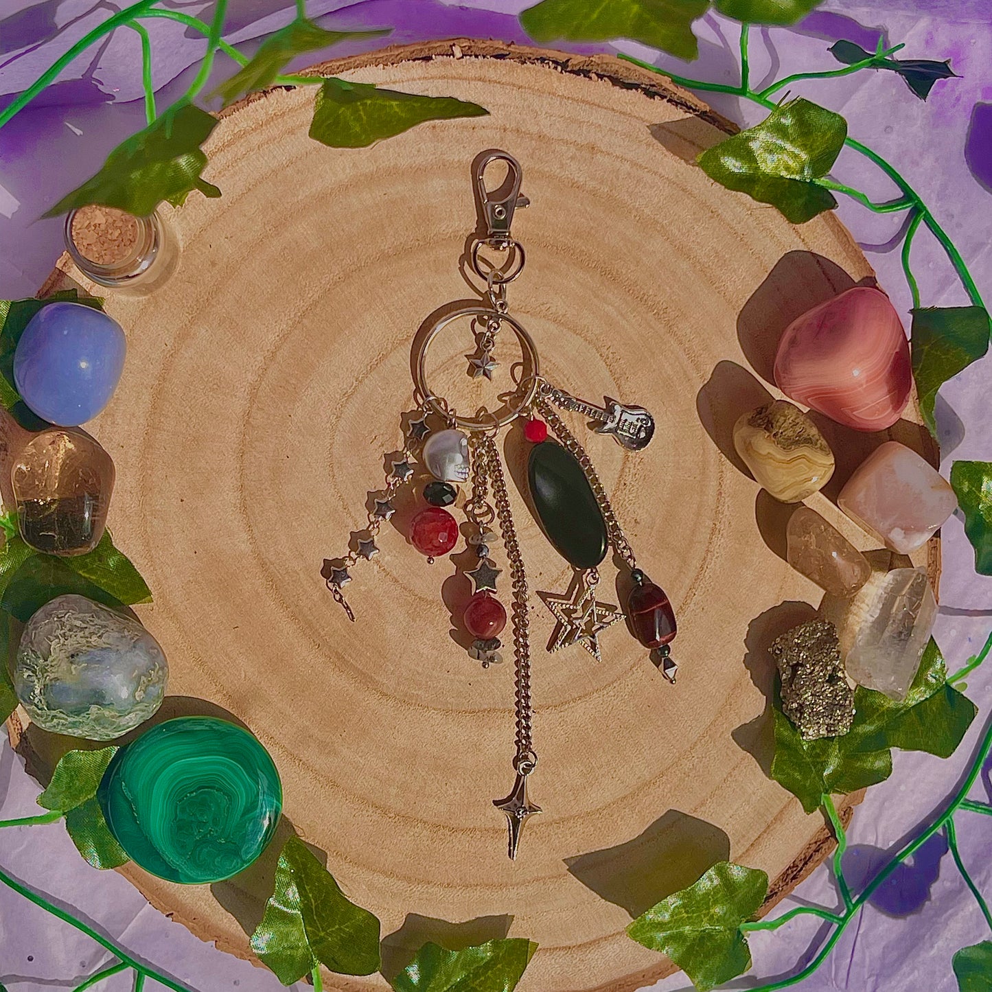 star bag charm / key ring