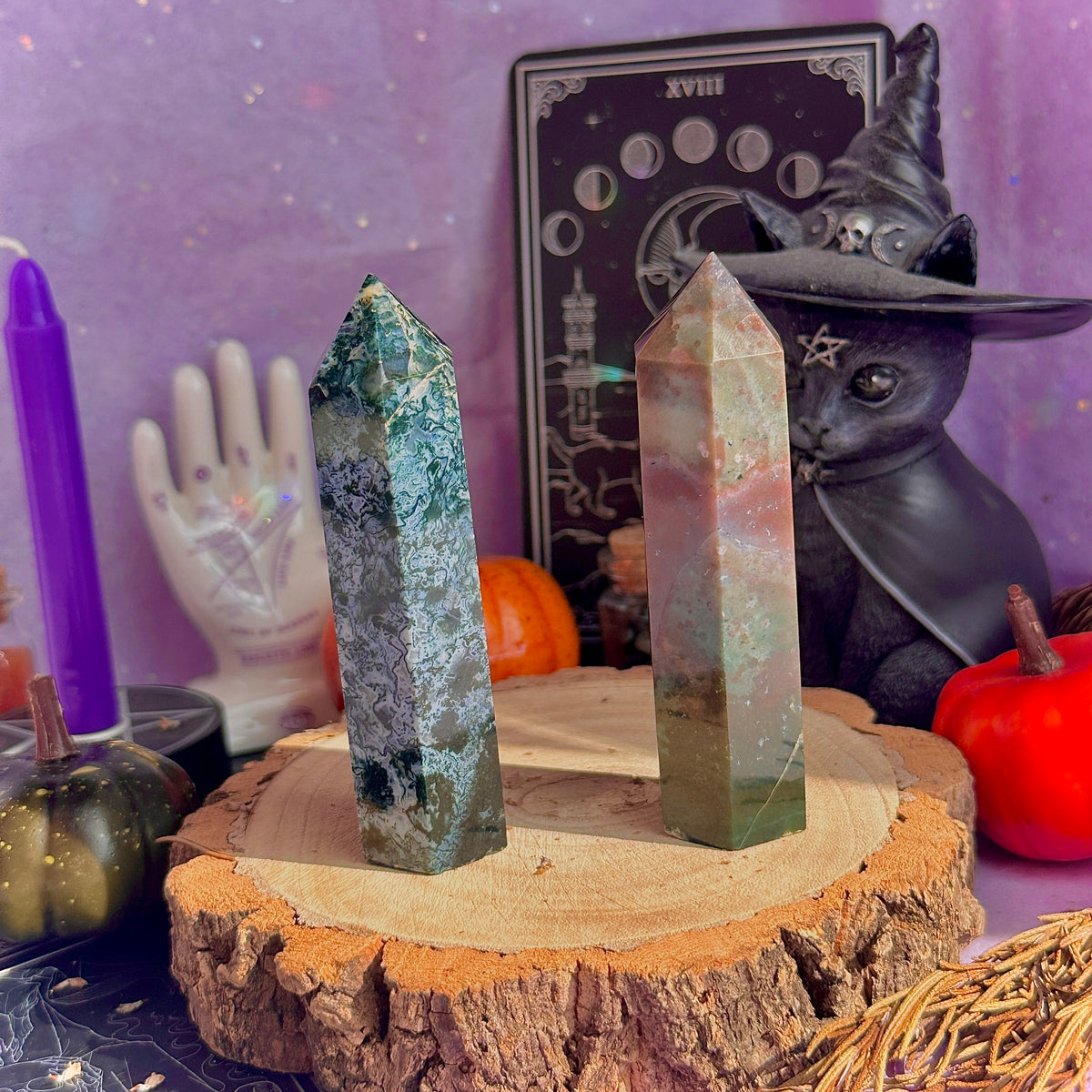 moss agate towers ~ choose your own