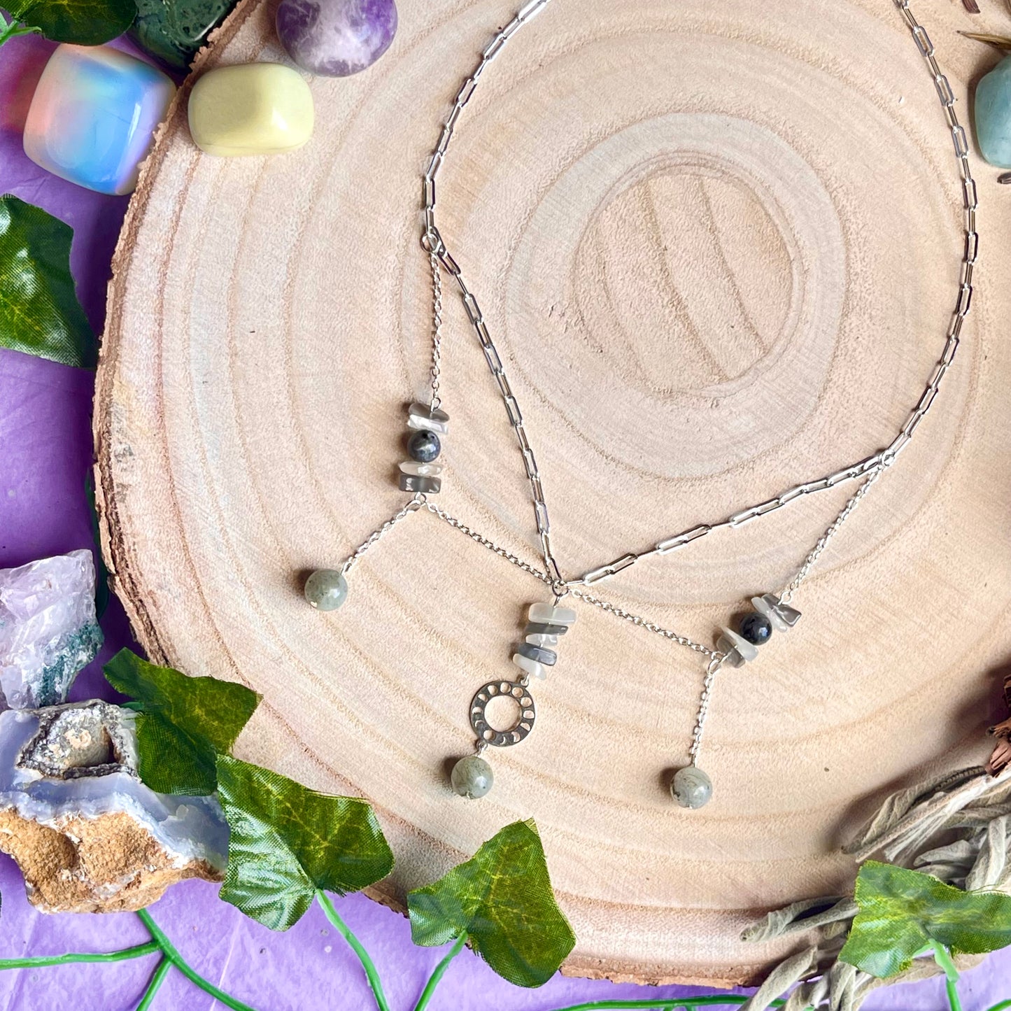 going through phases necklace