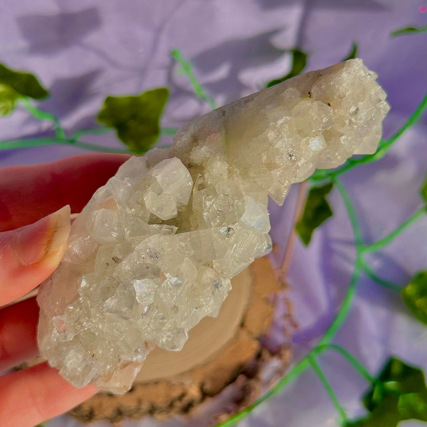 apophyllite specimen cluster