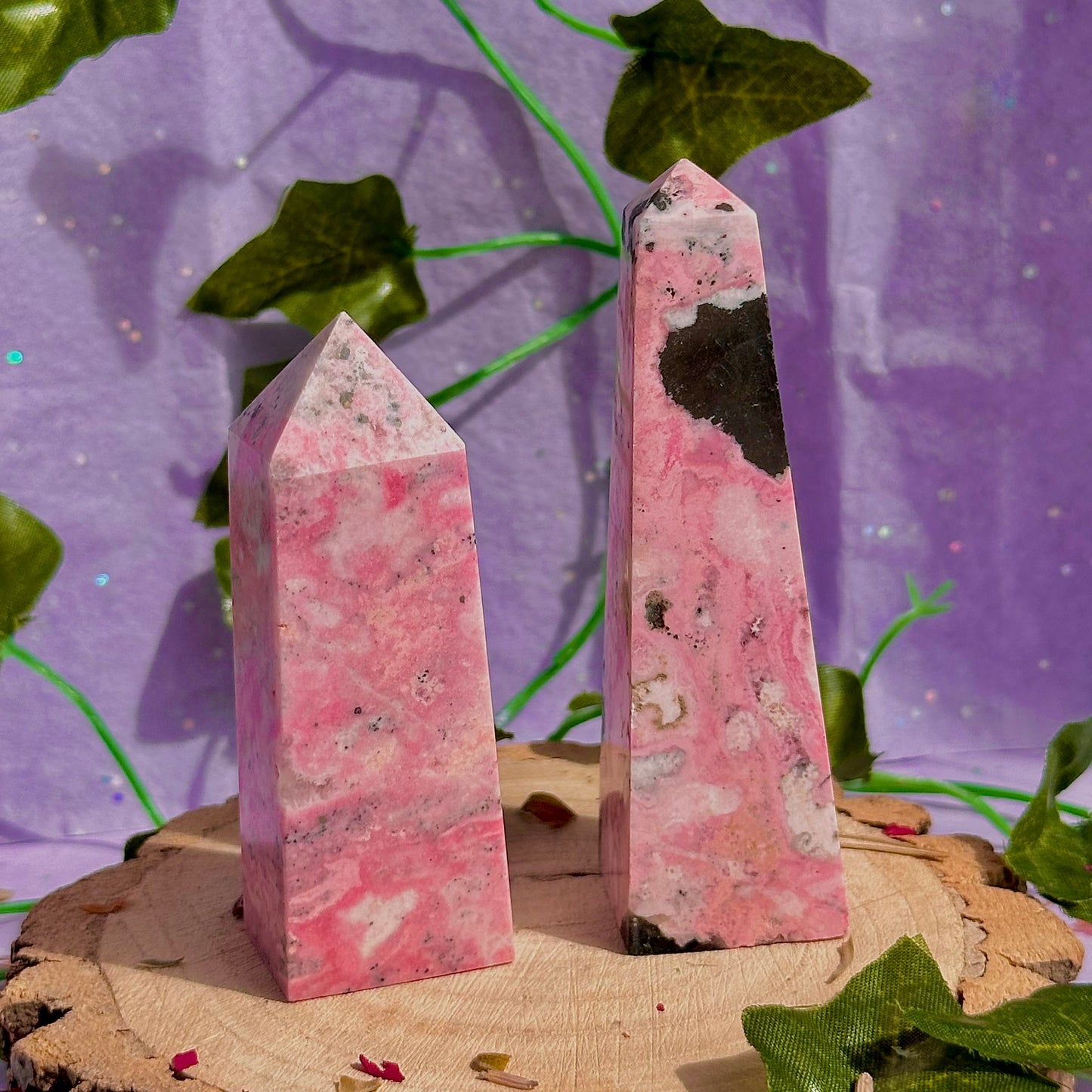 peruvian rhodonite towers ~ choose your own