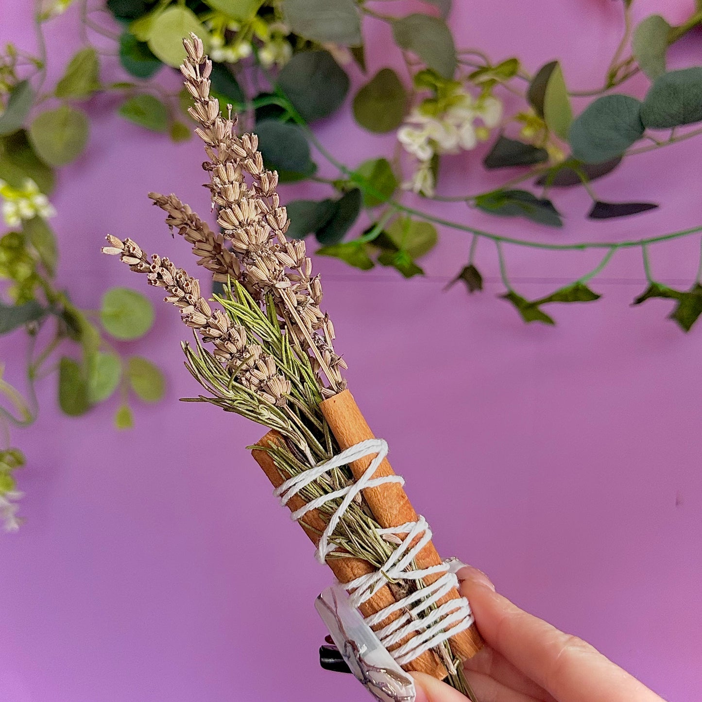 handmade herbal cleansing wands
