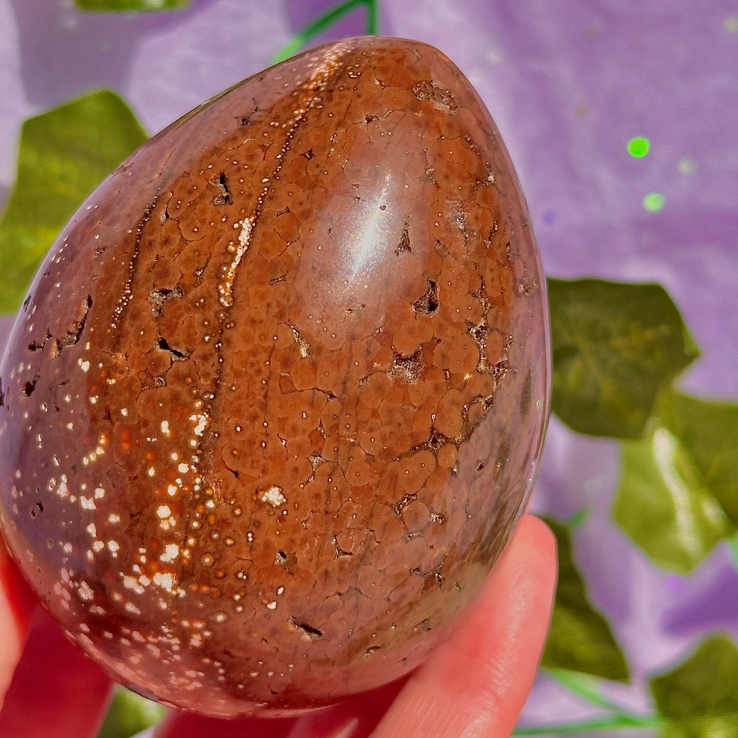 sea jasper big egg carving