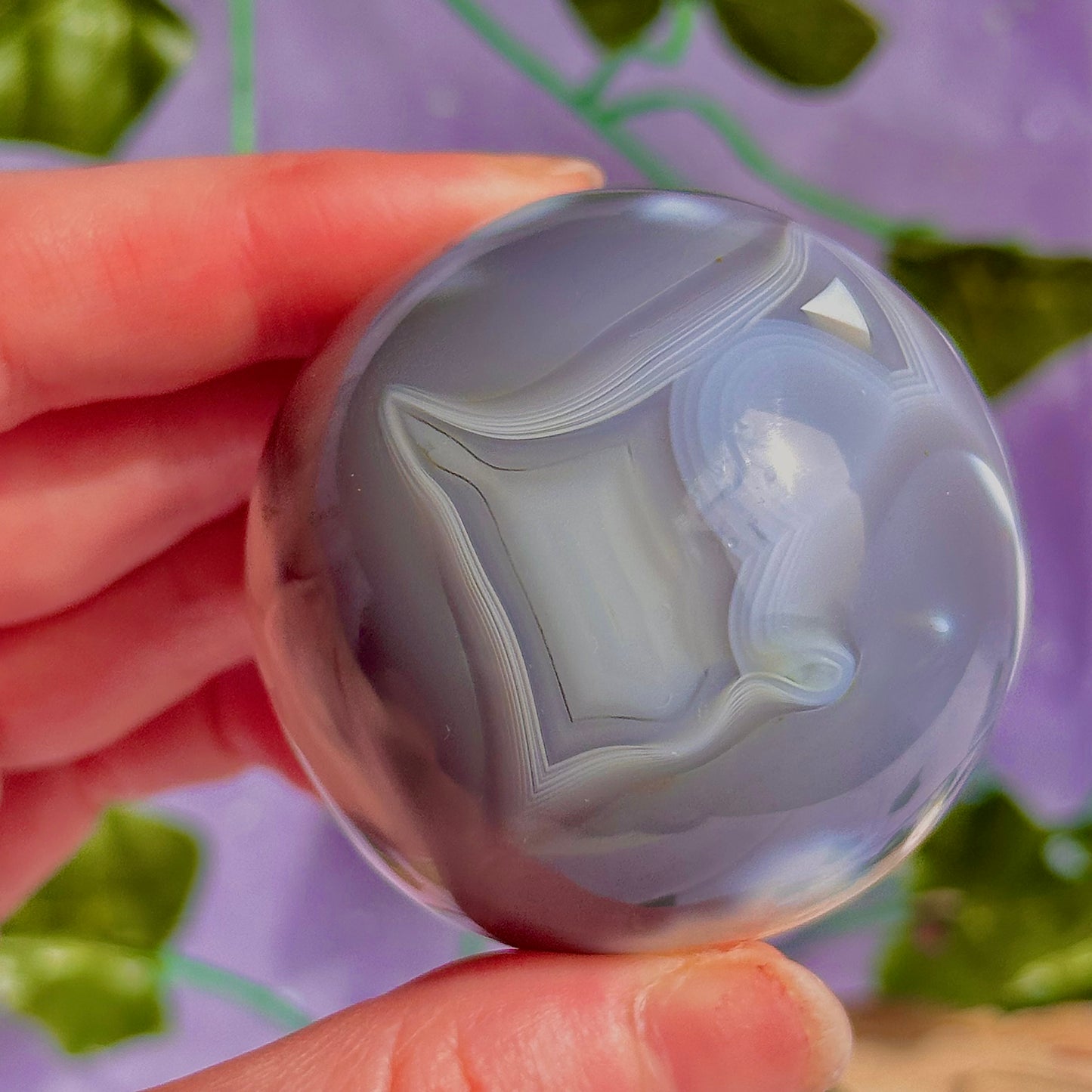orca agate sphere