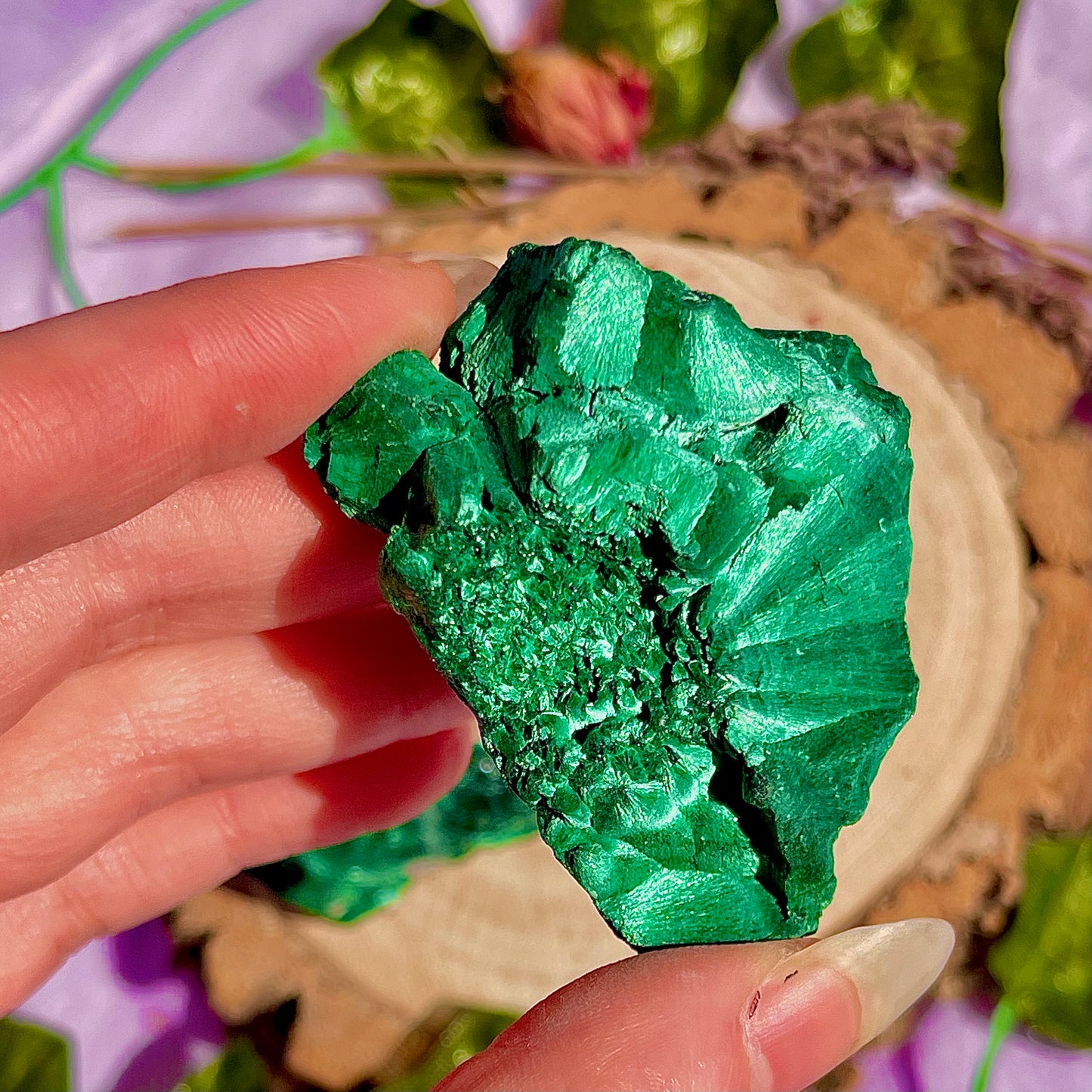 raw malachite specimens