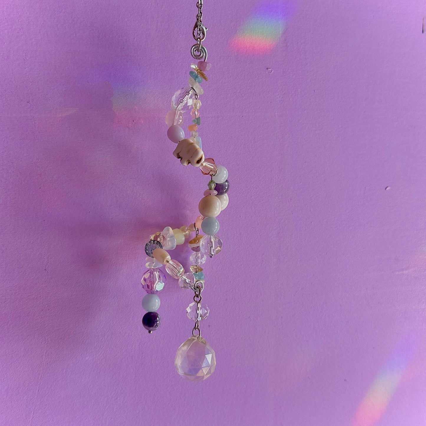 pastel spiral suncatcher