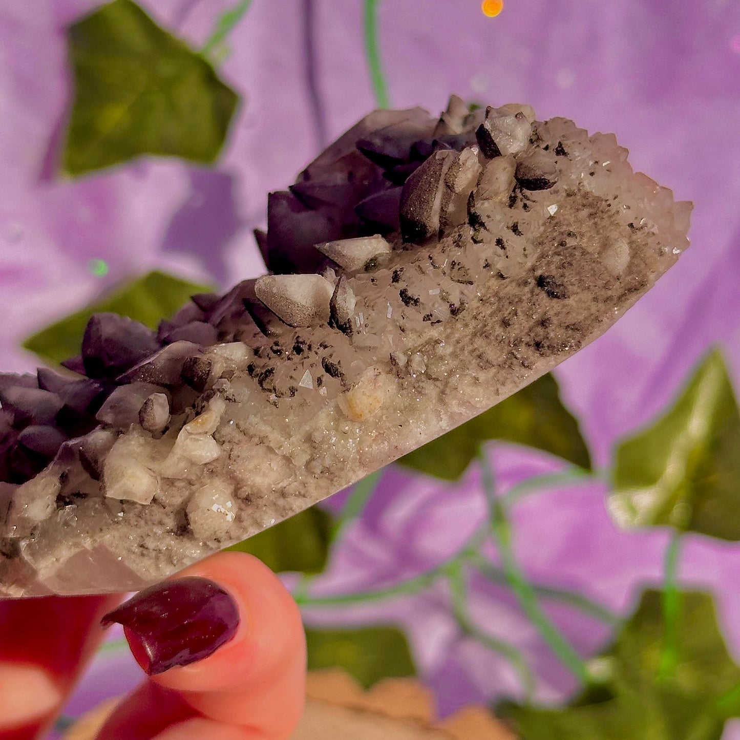 tigers tooth / dogs tooth calcite cluster specimen
