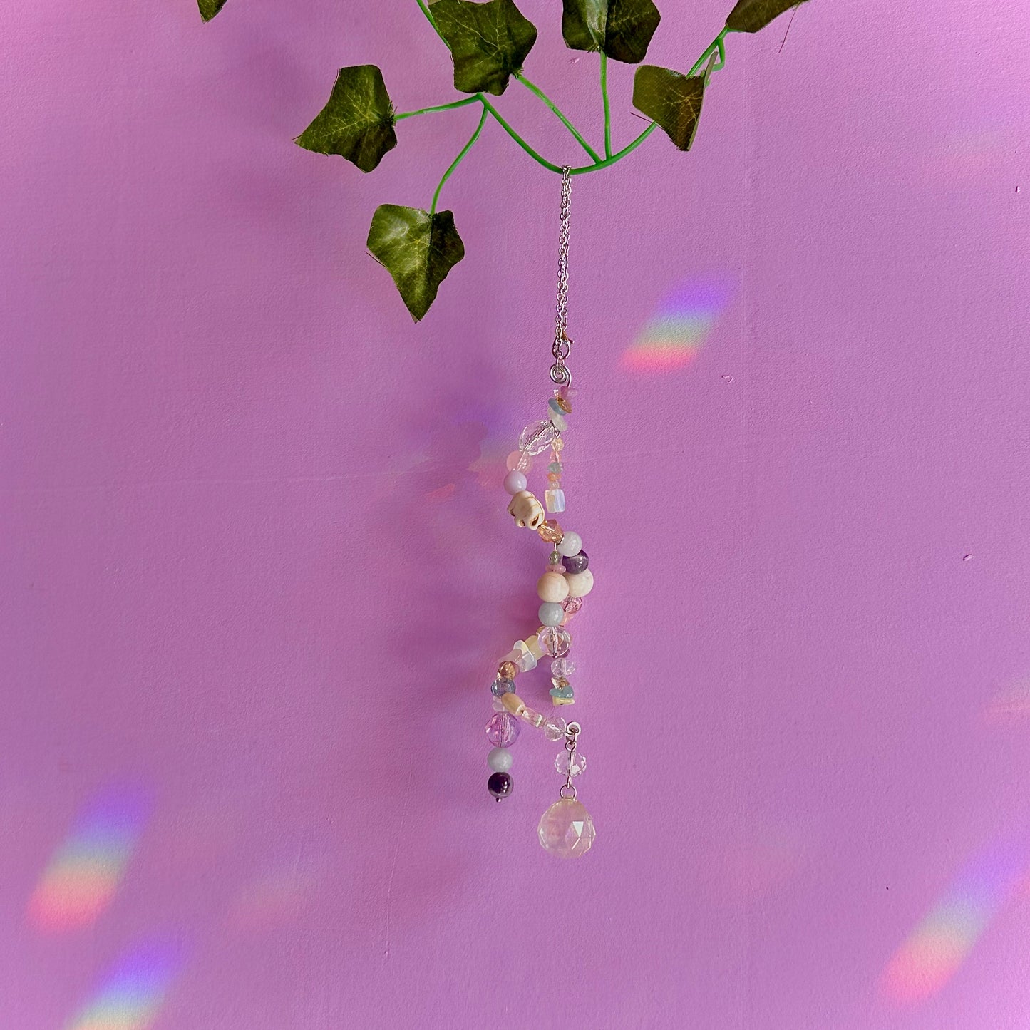 pastel spiral suncatcher