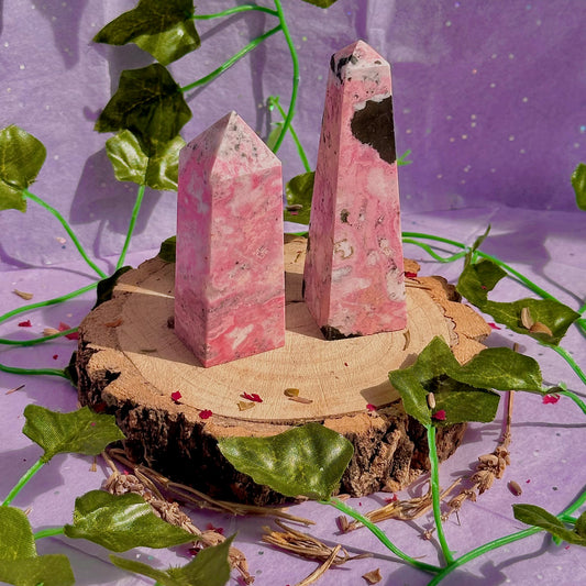 peruvian rhodonite towers ~ choose your own
