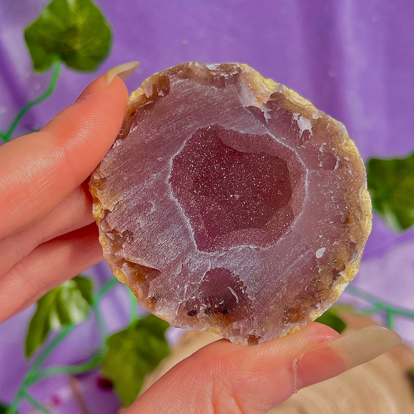 druzy agate geodes A1-5