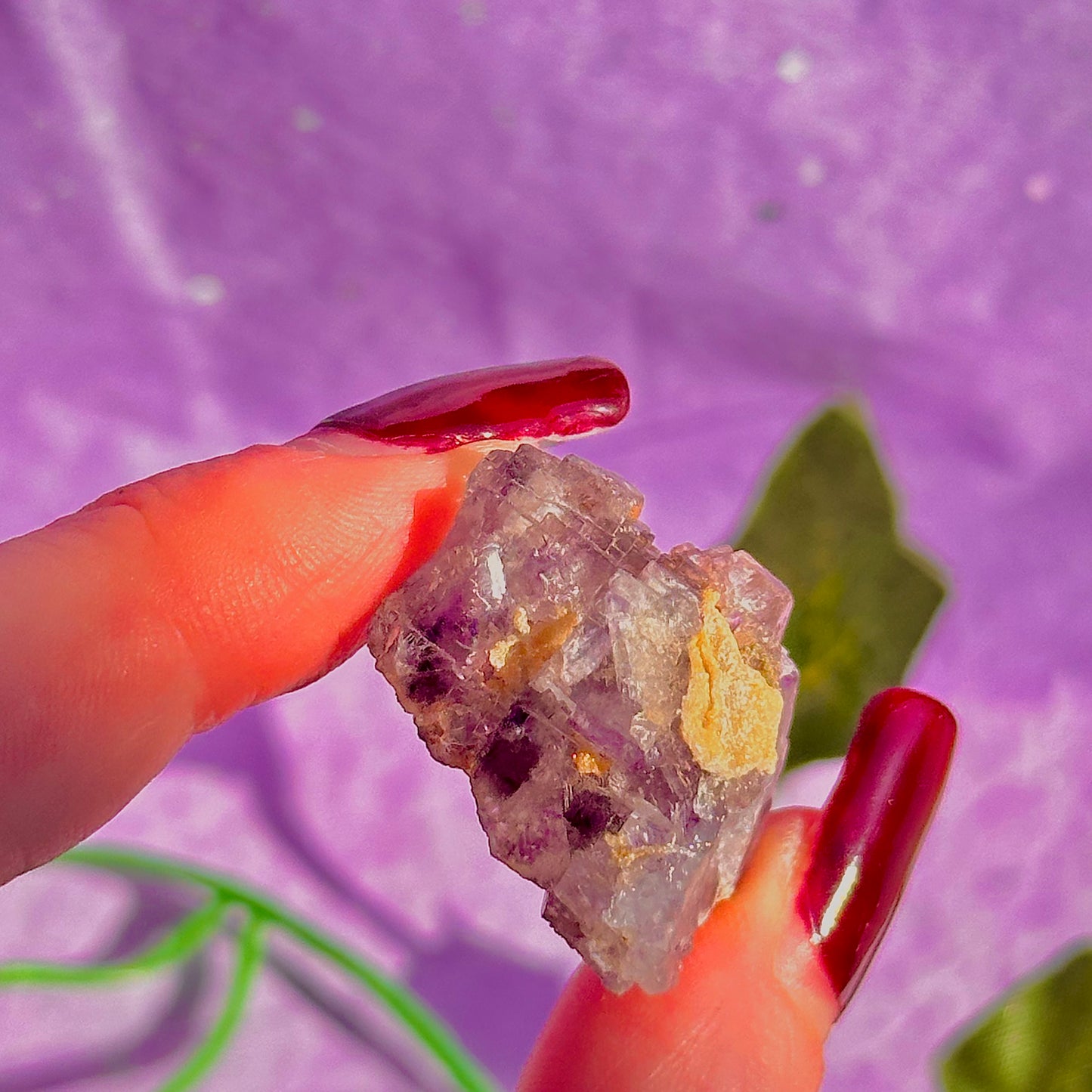 stalactitic UV cubic fluorite cluster specimen ~ choose your own