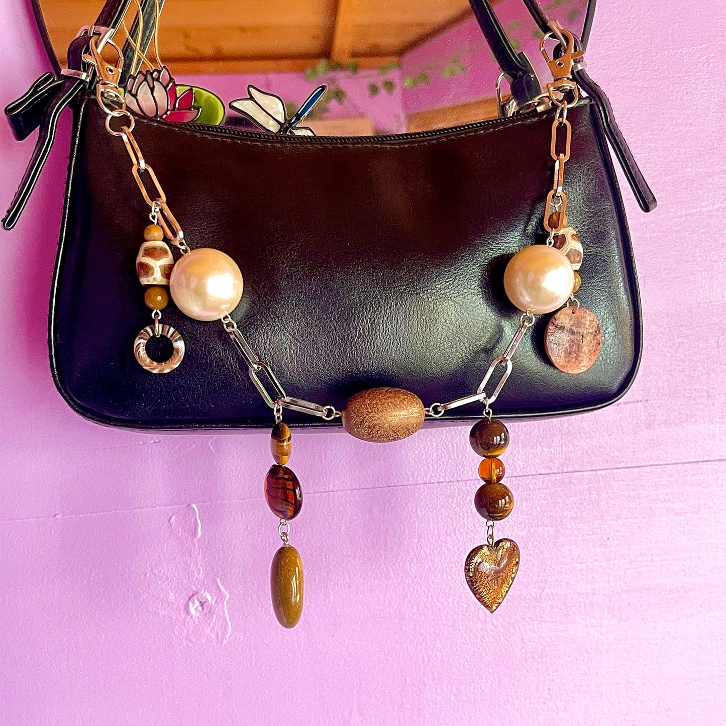 strength bag charm