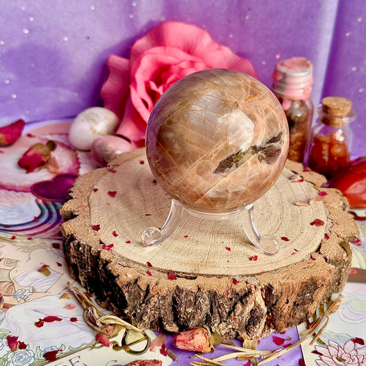 pink moonstone sphere B
