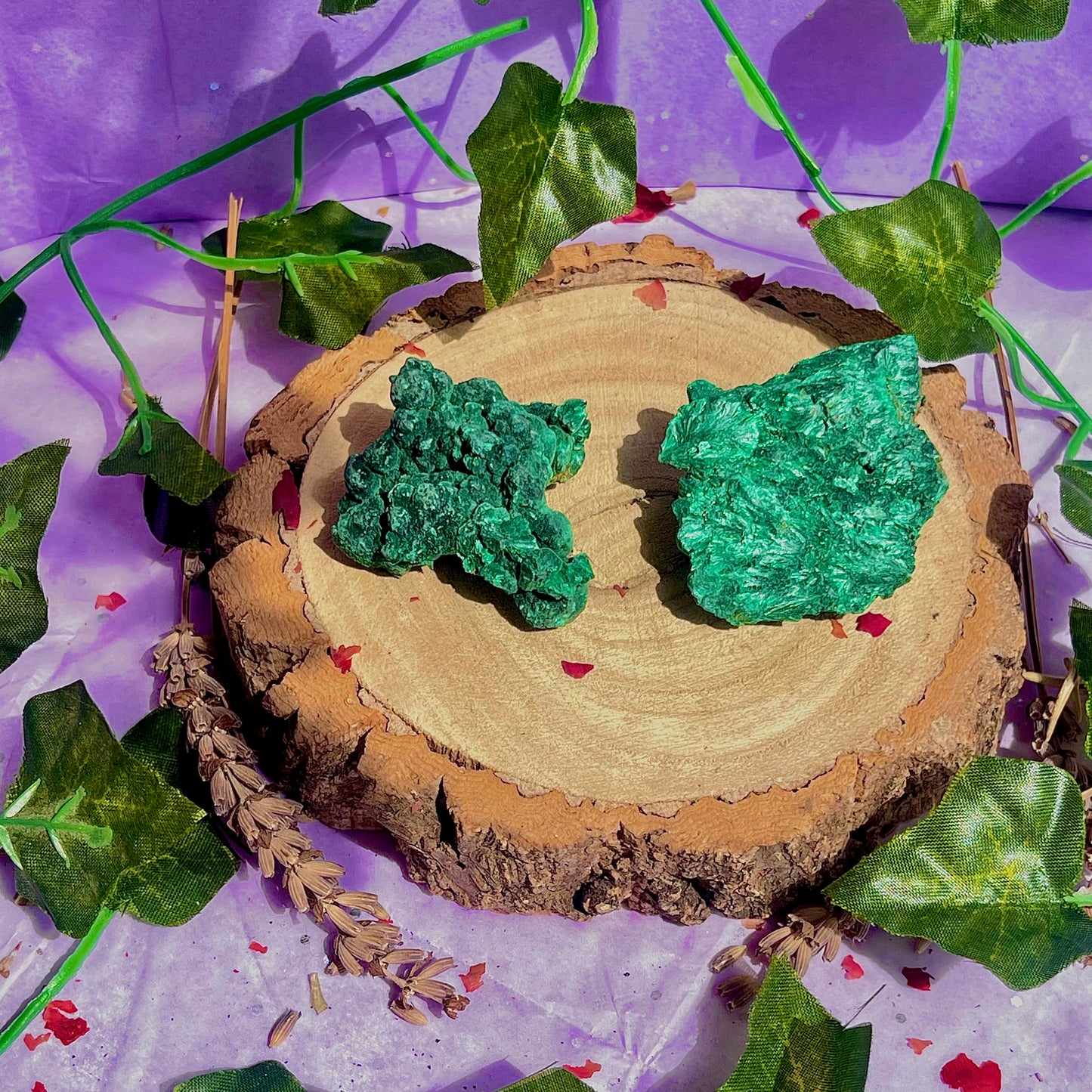 fibrous malachite specimen 1-2inch