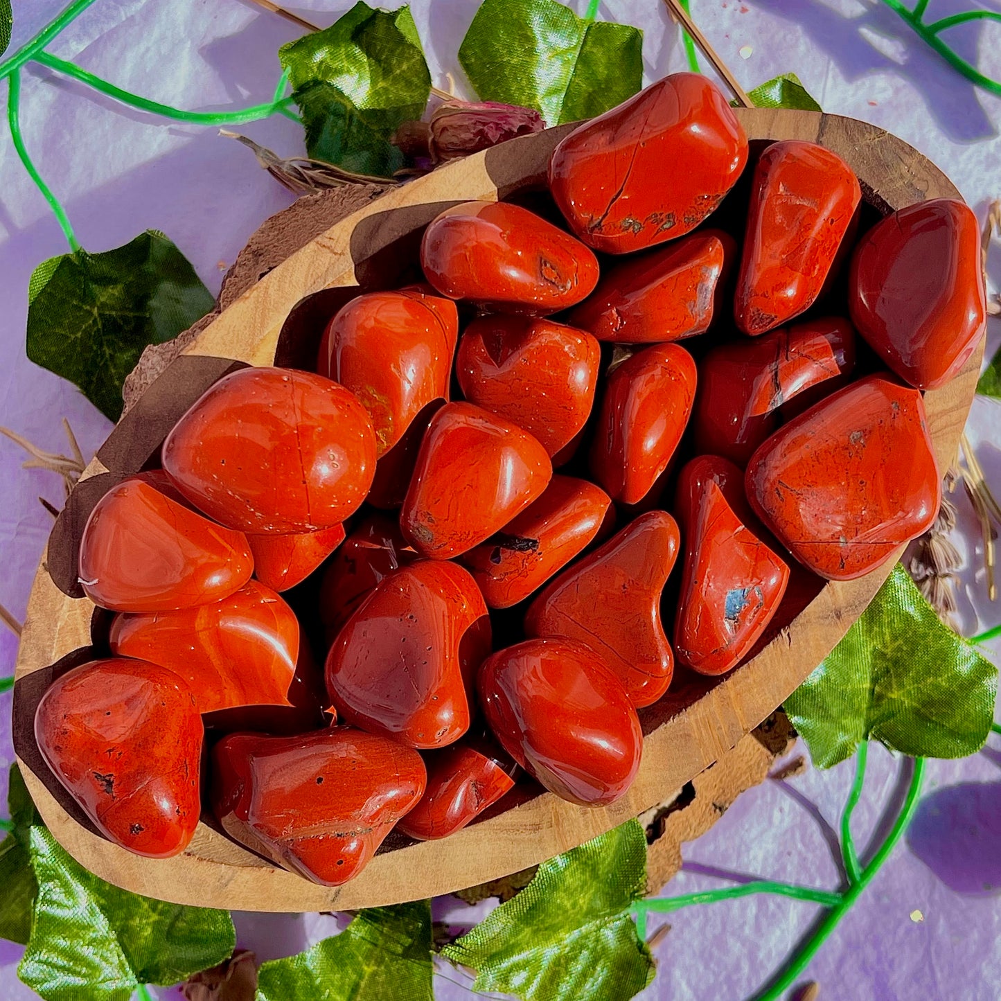 red jasper tumble