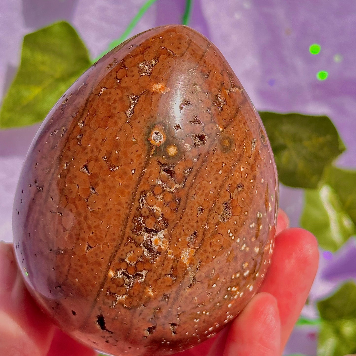 sea jasper big egg carving