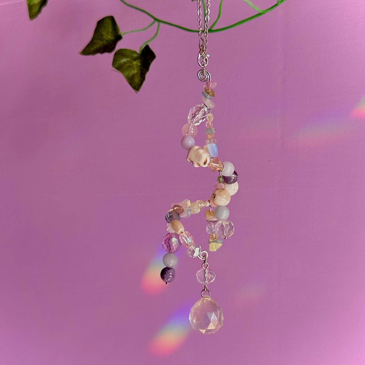 pastel spiral suncatcher