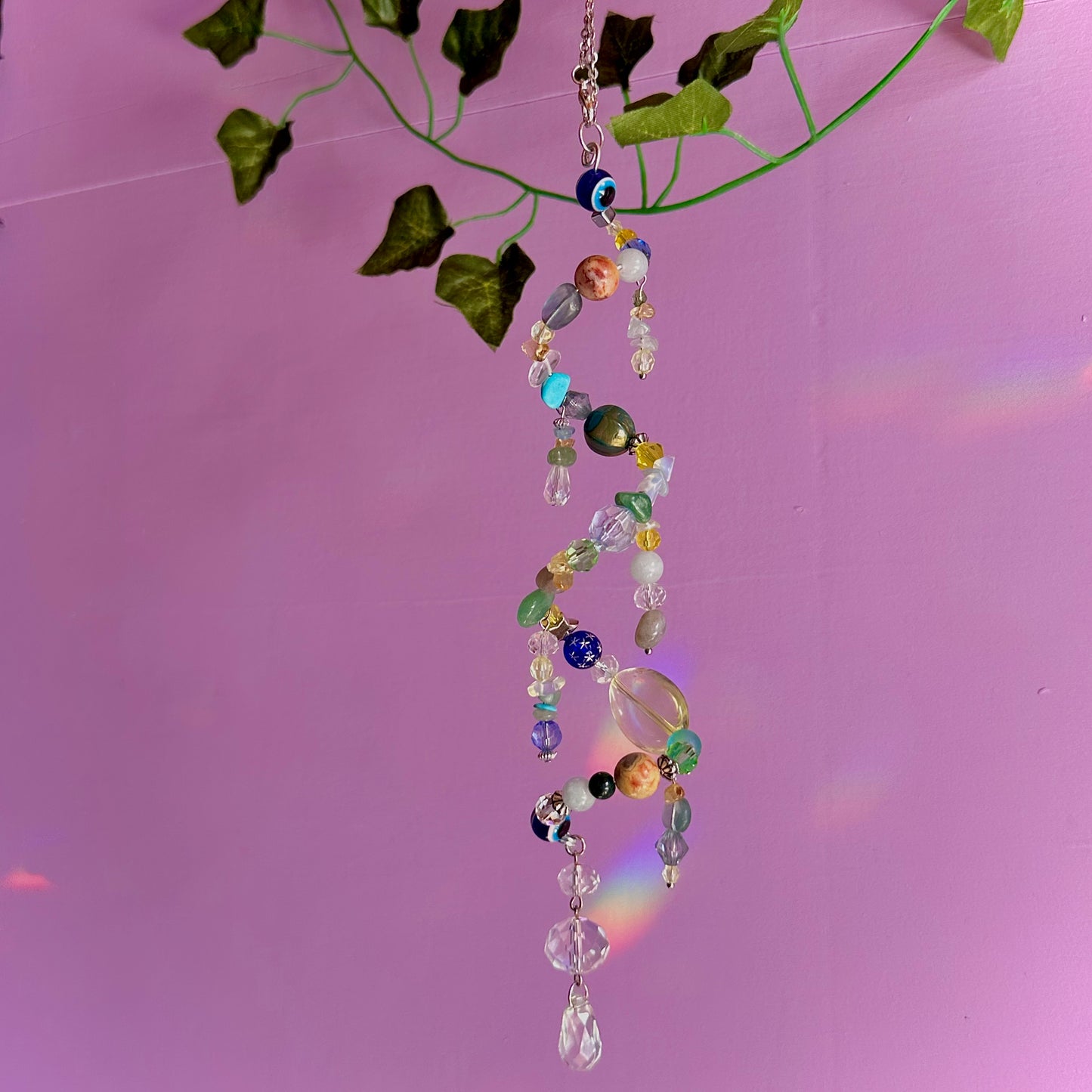 celestial spiral suncatcher