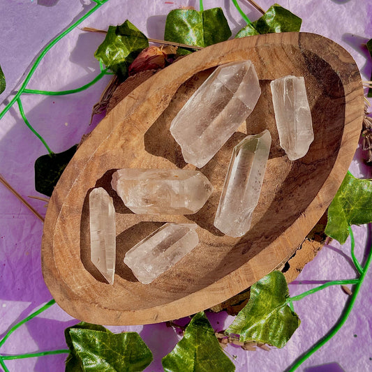 raw/rough clear quartz