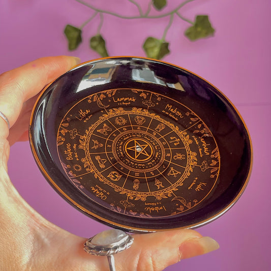 wheel of the year incense holder