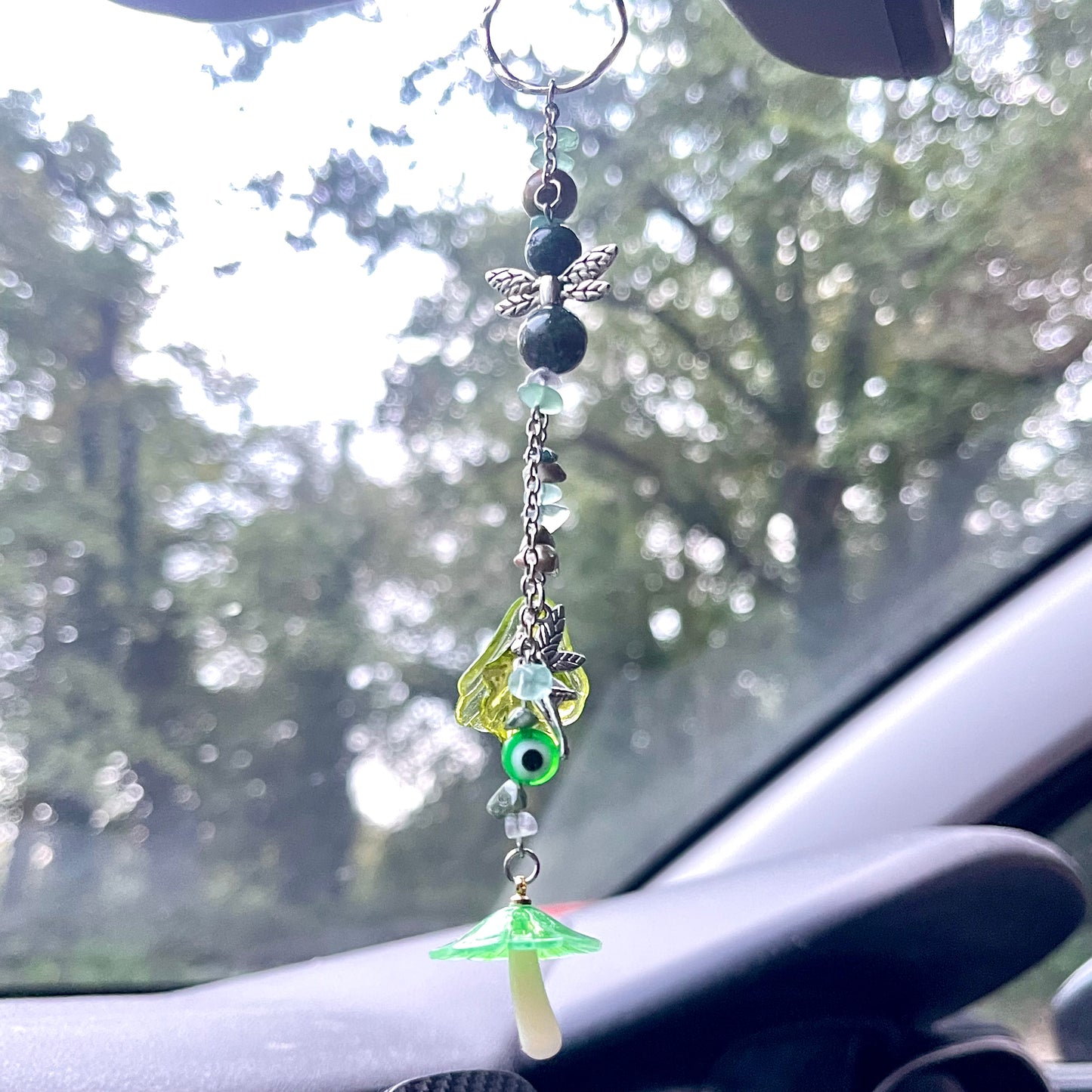fairy forest car charm