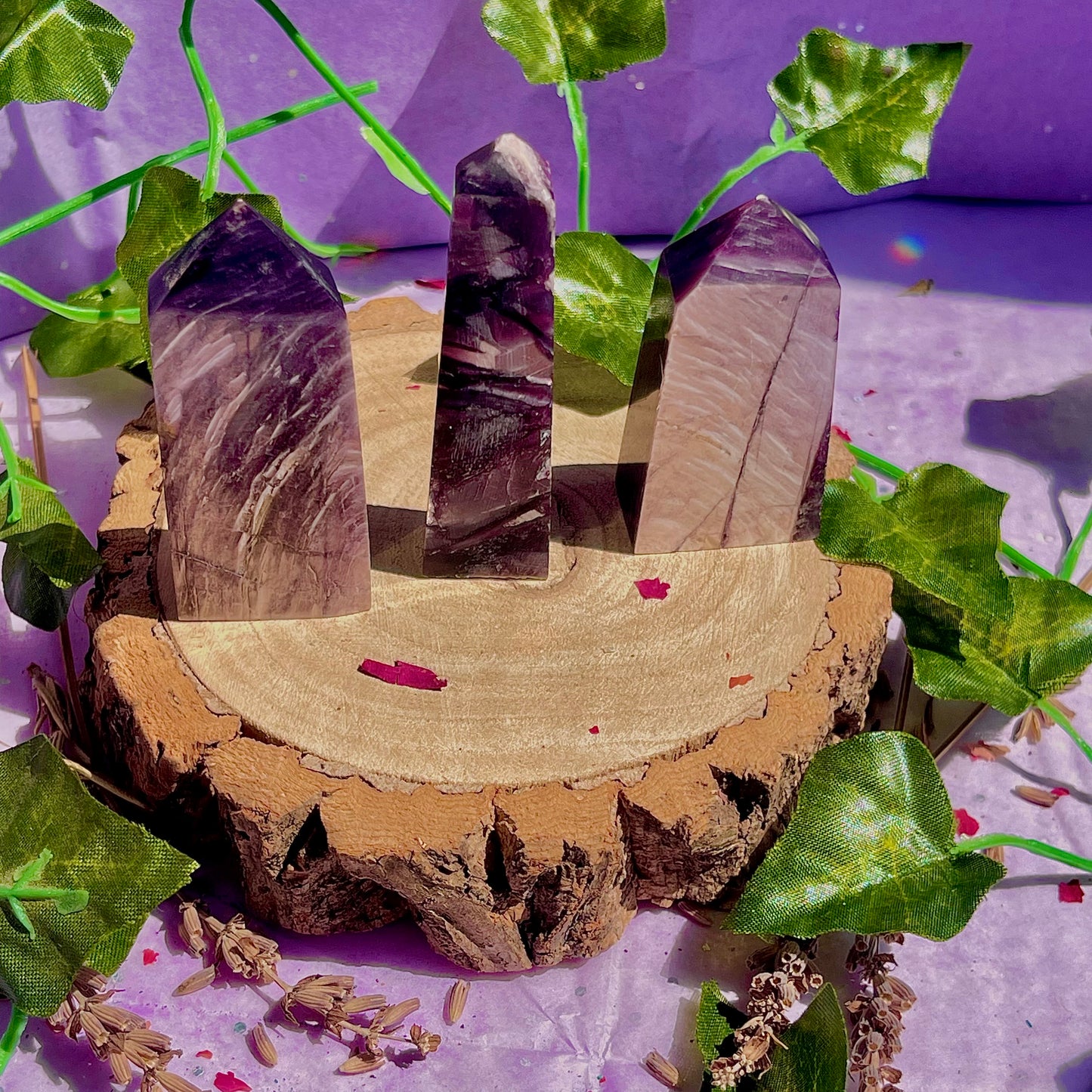 lepidolite towers ~ intuitively chosen